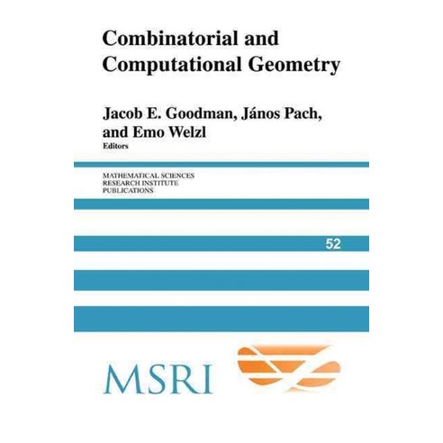 Combinatorial and Computational Geometry, Cambridge University Press