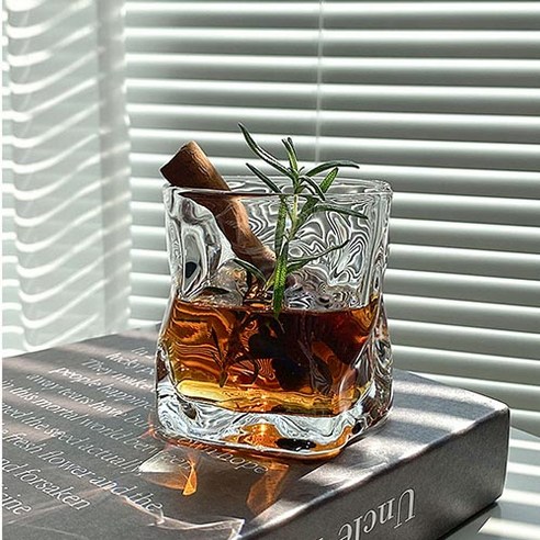 위스키잔 하이볼잔 유리컵 맥주컵 225ML, 4개