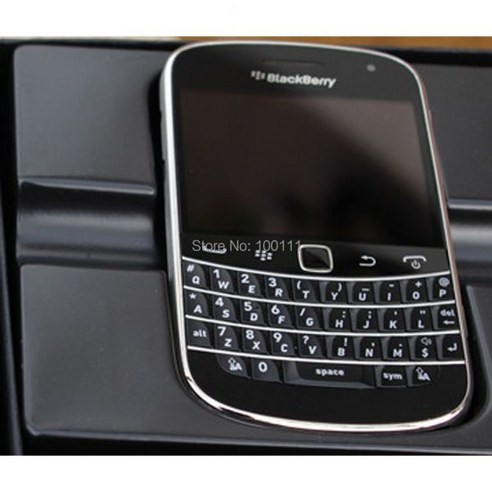 정품 블랙베리 9900 볼드 휴대폰 잠금 해제 5MP 카메라 영어 키보드 및 터치 스크린, simple set, black color, 블랙