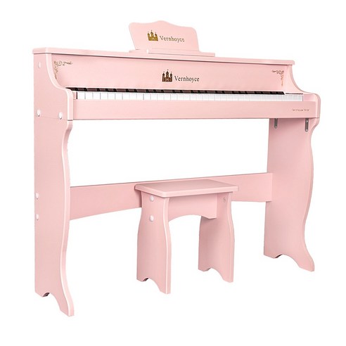 [건반덮개포함] 레노피아 어린이피아노 61건반 파스텔핑크 베른호이체 VH-61 Pink Piano key Cover, 1개