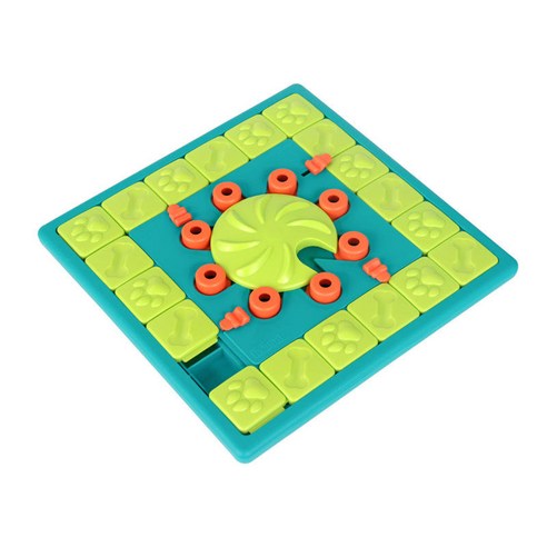 니나오토슨 멀티 퍼즐 강아지 IQ 장난감 37.5 x 3 cm, 1개, 혼합색상