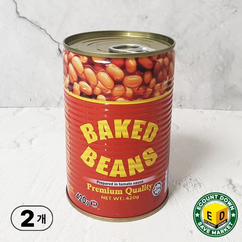 베이키드빈스 420g 식품 통조림, 420g, 2개