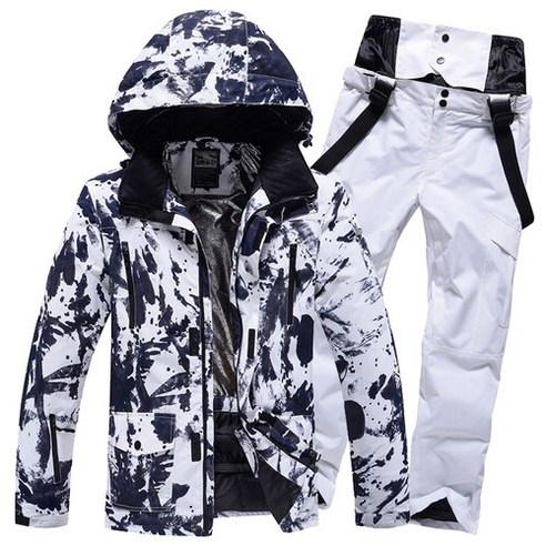 장비 숏 인라인 스키Ski Suit Men Skiing Jackets Winter Warm Windproof Waterproof Outdoor Sport Snow, 01 Style 01_03 XL