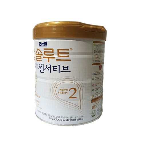 앱솔루트 센서티브 분유 2단계, 900g, 3개