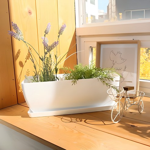 당신의 공간에 싱그러움을 더하는 방법, 플라팜 직사각 화분 세트 직사각화분