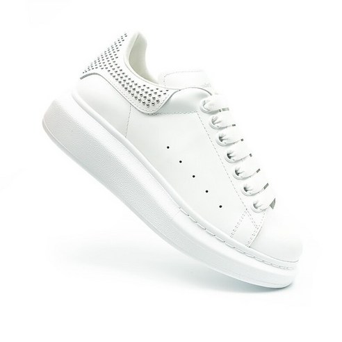 알렉산더맥퀸 20SS 스터드탭 화이트 오버솔 스니커즈 611696 WHQYW 9071 367901 66997 161861725