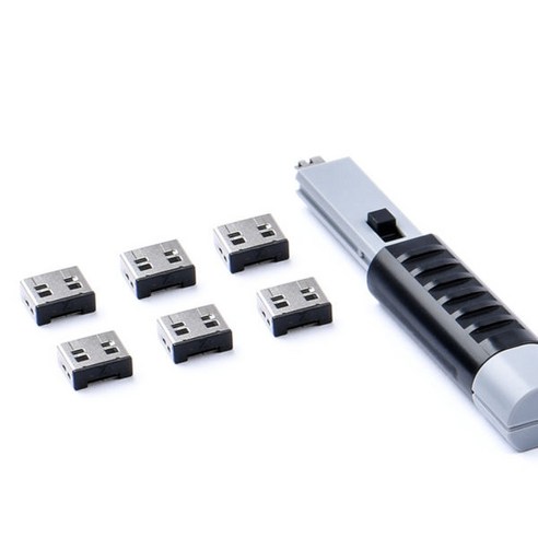 스마트키퍼 USB 포트락 6p + 키 블랙