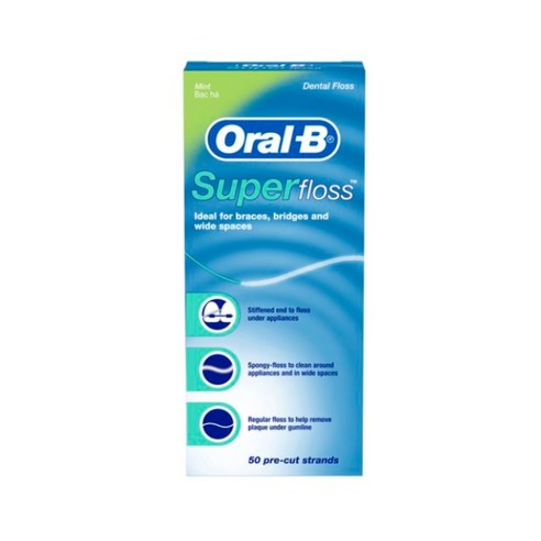 오랄비 (Oral-B) 슈퍼플로스 (Superfloss) 6개, 1개