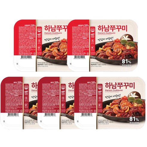 하남쭈꾸미 보통매운맛 350g, 5개