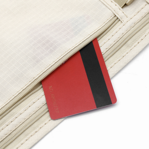 소매치기를 예방하고 귀중품을 안전하게 보관하는 데 필수적인 여행용 보안 복대