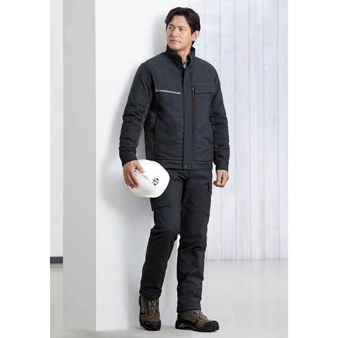 ZB-JP1856 지벤 겨울용 데님 작업복 상하세트 리뷰 지벤겨울작업복