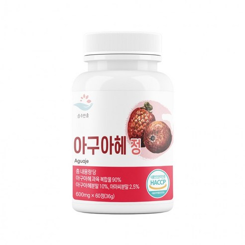 순수한줌 아구아헤 정 600mg x 60정