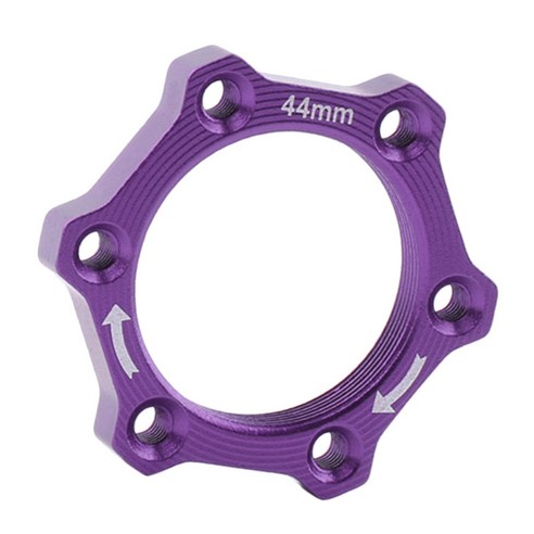 알루미늄 MTB 자전거 스레드 허브 디스크 브레이크 로터 어댑터베이스, {"색상":"보라색 44mm"}, {"수건소재":"알루미늄 합금"}