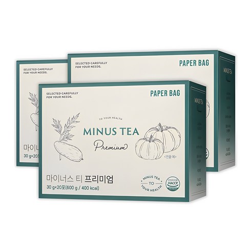페이퍼백 마이너스티 프리미엄, 30g, 60개