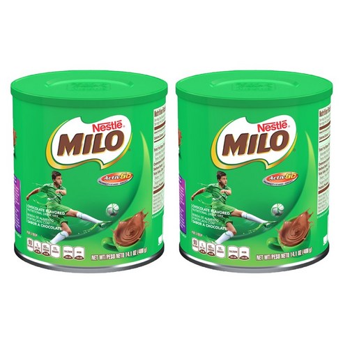 네슬레 밀로 초콜릿 플레이버드, 400g, 1개입, 2개