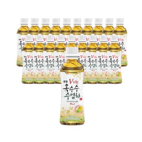 광동제약 V라인 옥수수 수염차, 340ml, 40개