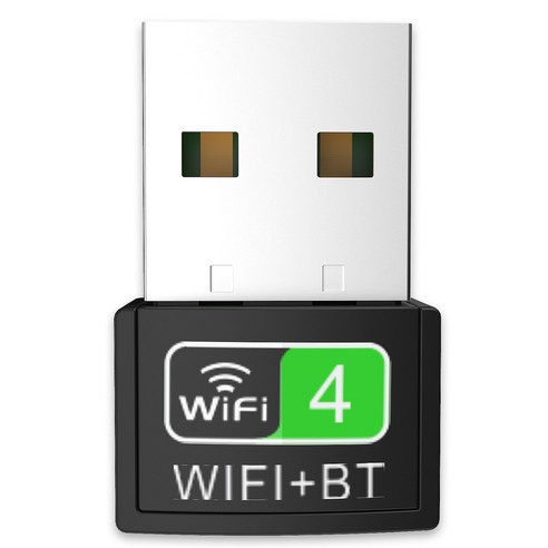 USB 무선 랜카드+블루투스 블루투스 투인원 PC 150M 무선 랜카드 와이파이 수신기, default