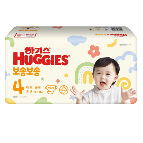 하기스 보송보송 밴드 4단계 대형 공용, 46매