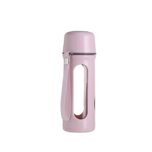 상큼한 투명 유리수컵 가정용 남녀 학생 내열 유리컵 아이디어, A-029 북유럽 파우더_300ml