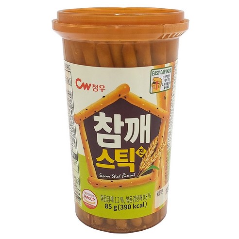 CW청우 참깨스틱 85gX3개 과자 간식 스틱과자 어린이, 1개, 85g