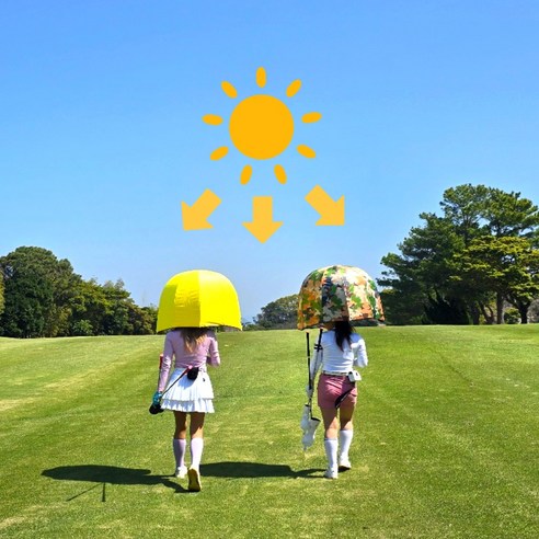 필드 위 스타일과 자외선 차단을 동시에, 나레스트 골프 양산