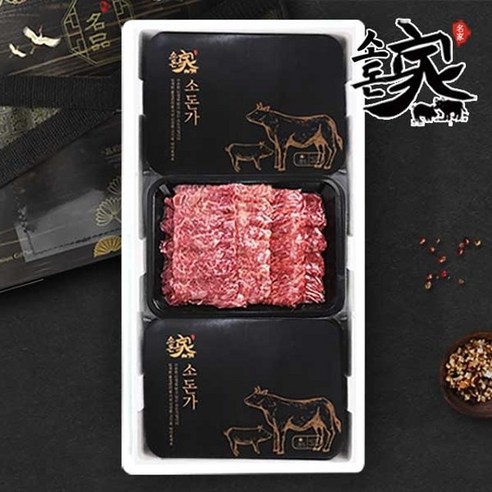 한우선물세트  [소돈가] 1++ 투뿔한우 구이 모듬 선물세트(400gx3)1.2kg, 단품, 단일옵션