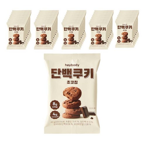 헤이바디 단백쿠키 40g, 40개