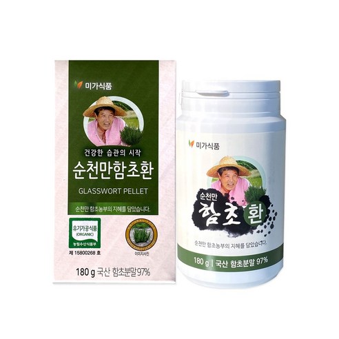 미가식품 순천만 함초환180g/국산함초 유기농재배, 1개, 180g
