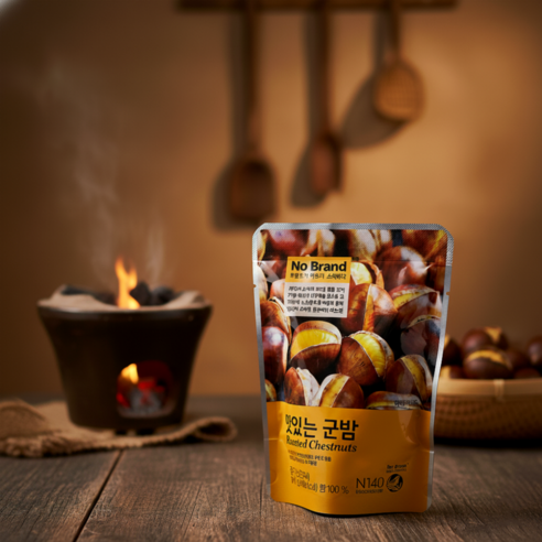노브랜드 맛있는군밤 100g 2개