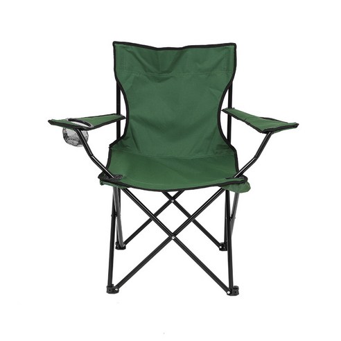야외 접 이식 낚시 의자 큰 사이즈 손잡이 야외 의자 접 이식 의자 모래사장 의자 간편 낚시 의자, 1 건, 녹색.