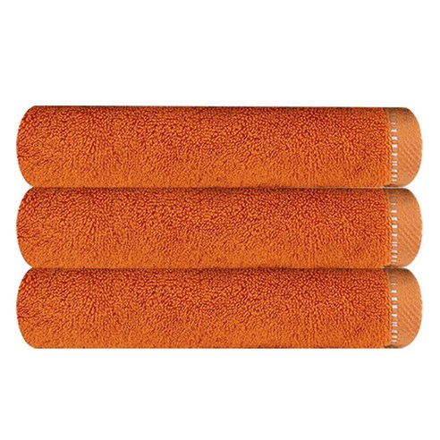 송월타월 라베나 뱀부 200g, 오렌지, 3개