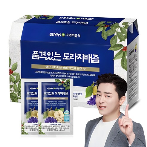 GNM자연의품격 품격있는 도라지배즙, 80ml, 30개