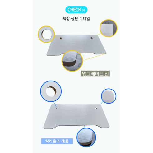 락키홈즈 게이밍 컴퓨터 책상 1200, 화이트