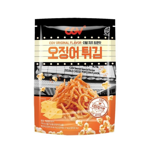 CGV 오징어튀김 더블치즈맛 50g, 6개