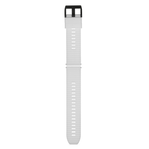 dodocool 22mm 물결무늬 실리콘 버클 범용 밴드, 흰색/22mm, 견장