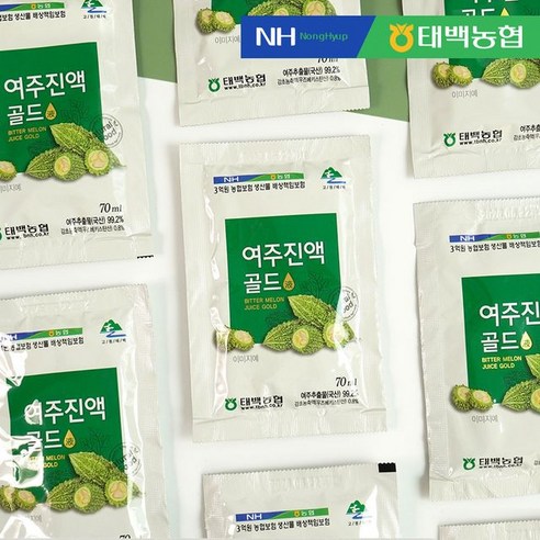 [더조은푸드][태백농협] 깊고 진한 여주진액 골드 70ml x 60포, 120개