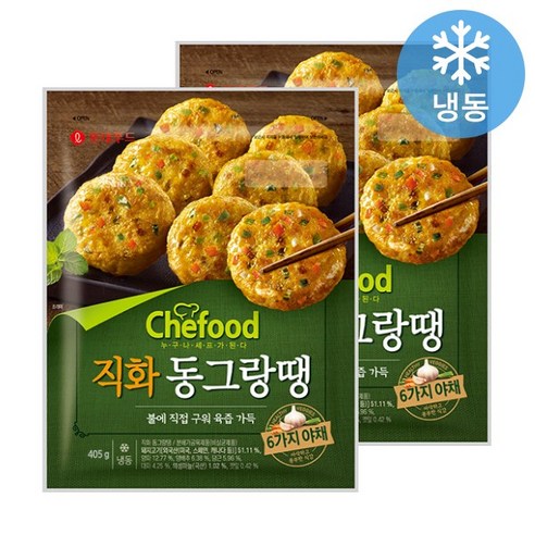 롯데 쉐푸드 직화 동그랑땡 405g /반찬 명절음식 제사음식 전 완자