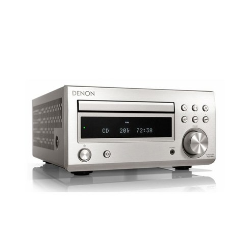 (DENON) RCD-M41 미니오디오(실버)(이글케이블증정4m), 단품