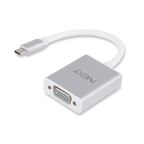 NEXT NEXT-2232TCV USB Type-C to VGA 아답터3D영상 HDCP, 옵션없는상품입니다