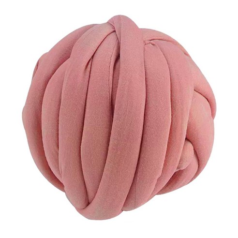 자이언트얀 1KG 빅얀 패브릭얀 점보얀 핑거니팅 핸드 손뜨개 가방 방석 뜨개실 아이친구, 로즈브라운
