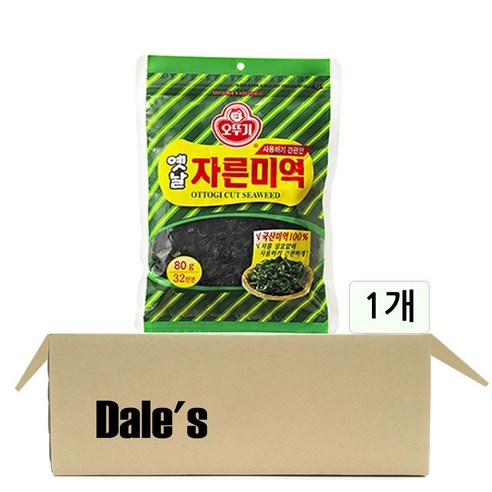 데일즈기획 오뚜기 자른미역, 80g, 1개