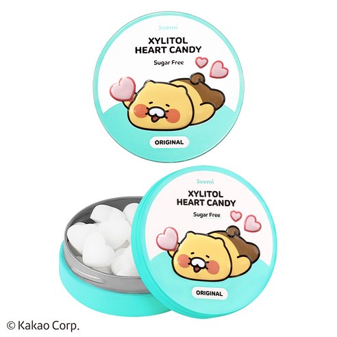 춘식이 자일리톨 사탕 오리지널 수오미 핀란드 무설탕 캔디, 40g, 2개