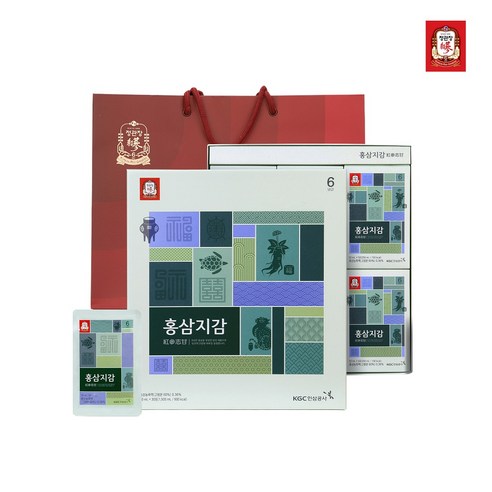 정관장 홍삼지감 50ml 30포 선물세트 + 쇼핑백, 1.5L, 1박스