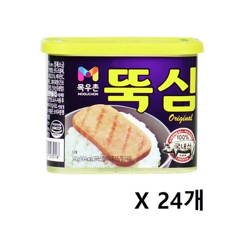 목우촌 뚝심 340g, 24개