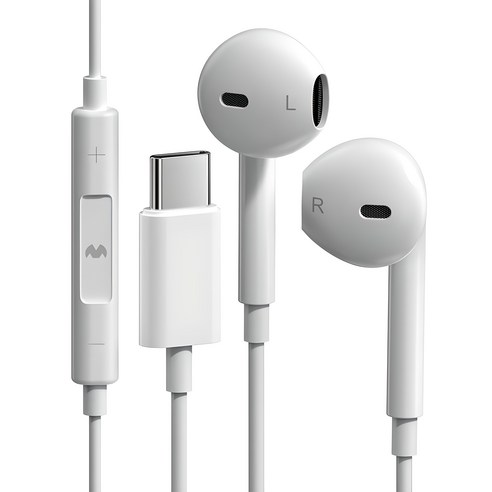 구스페리 스테레오 오픈형 유선 이어폰, ZR-M7 C타입, 화이트