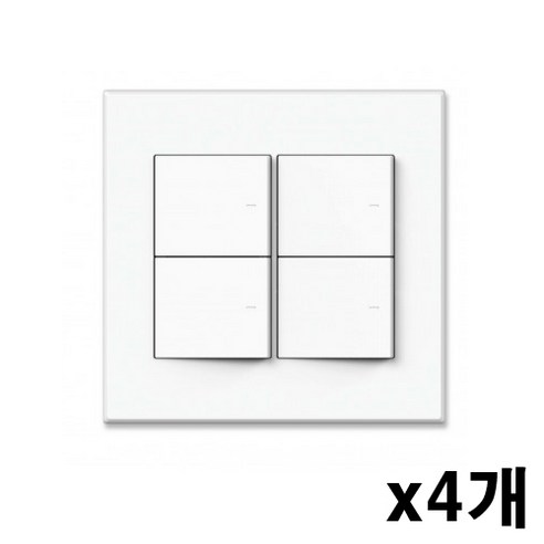 Ti1 1로 스위치 4구, 4개