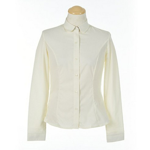 교복몰 / 아이보리 둥근카라 블라우스 (숭의여고 해당) 교복셔