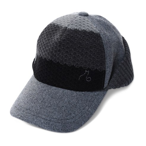 아리체 니트귀덮개 패턴캡 모자 - 따뜻하고 스타일리시한 겨울 모자