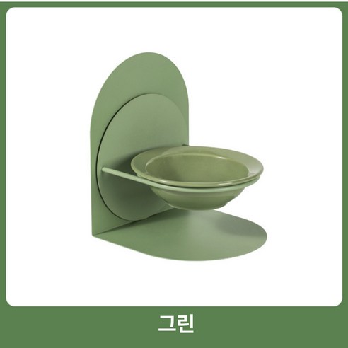 고양이를 위한 독특하고 편리한 식기 세트: 럭키럭클럽 높이 조절 고양이 마그넷 식기 세트