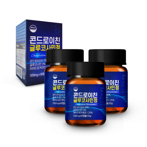 글루코사민 콘드로이틴 관절 영양 보충제 추천 및 비교 제품 리뷰